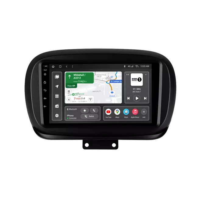 Мультимедийная автомобильная система Gazer T6009-334 PRO MAX для Fiat 500X 2014-2020 38781