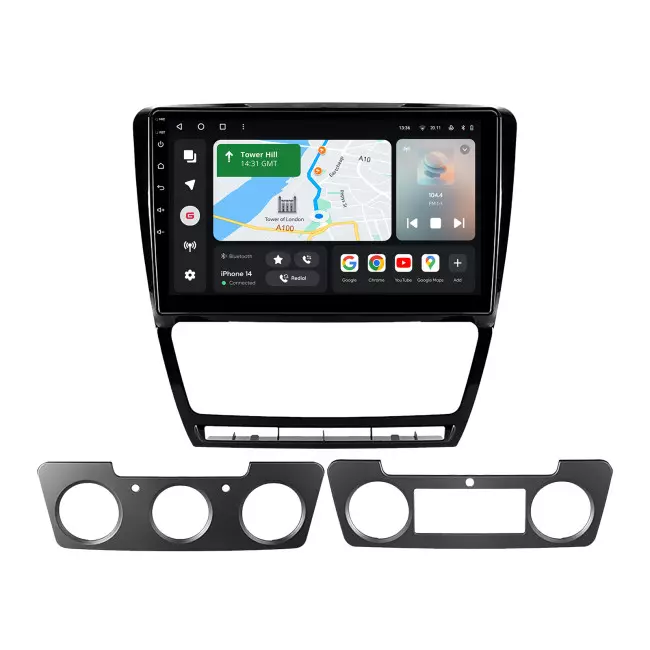 Мультимедийная автомобильная система Gazer T6510-1Z для Skoda Octavia 2, A5 (1Z) 2008-2013 79090