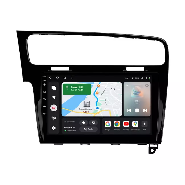 Мультимедийная автомобильная система Gazer T6010-5G/L PRO MAX для Volkswagen Golf 7 (5G) 2012-2020 46129 Мультимедийная автомобильная система Gazer T6010-5G/L PRO MAX для Volkswagen Golf 7 (5G) 2012-2020 46129
