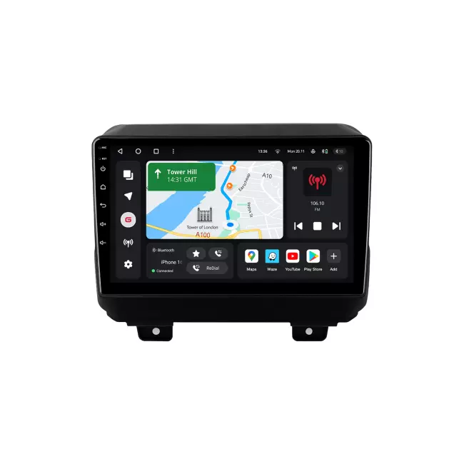 Мультимедийная автомобильная система Gazer T6010-JL PRO MAX для Jeep Wrangler 4 (JL) 2018-2019 40336 Мультимедийная автомобильная система Gazer T6010-JL PRO MAX для Jeep Wrangler 4 (JL) 2018-2019 40336