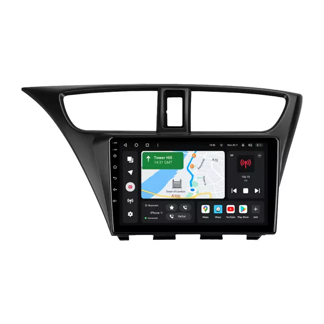 Мультимедийная автомобильная система Gazer T6009-FK1 PRO MAX для Honda Civic 9 FK FB 2012-2017 39432 Мультимедийная автомобильная система Gazer T6009-FK1 PRO MAX для Honda Civic 9 FK FB 2012-2017 39432