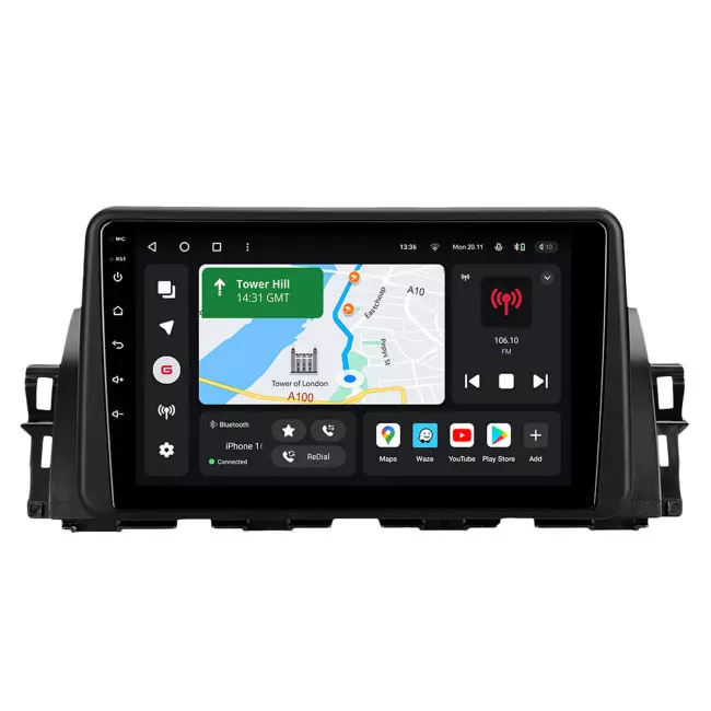Мультимедийная автомобильная система Gazer T6009-RZ для Renault Kiger 2021 78322 Мультимедийная автомобильная система Gazer T6009-RZ для Renault Kiger 2021 78322