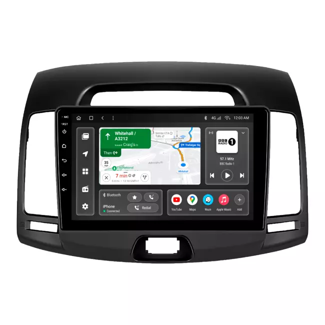 Мультимедийная автомобильная система Gazer T6009-HD PRO для Hyundai Elantra 4 (HD) 2006-2012 79606