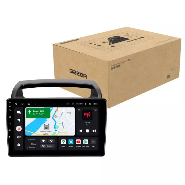 Мультимедийная автомобильная система Gazer T6009-VQ PRO MAX для Kia Carnival 2 (VQ) 2006-2014 40697 Мультимедийная автомобильная система Gazer T6009-VQ PRO MAX для Kia Carnival 2 (VQ) 2006-2014 40697