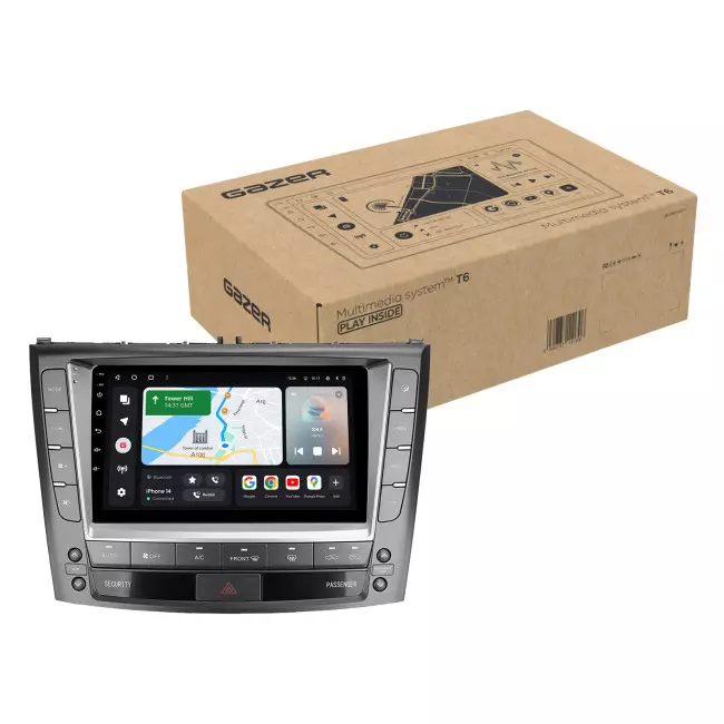 Мультимедийная автомобильная система Gazer T6009-XE20/L PRO для Lexus IS250 (XE20) 2005-2013 80102 Мультимедийная автомобильная система Gazer T6009-XE20/L PRO для Lexus IS250 (XE20) 2005-2013 80102