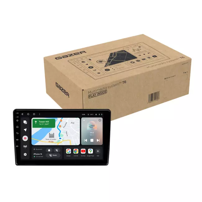 Мультимедийная автомобильная система Gazer T6009-TQ PRO для Hyundai H1 2 (TQ) 2007-2015 79990