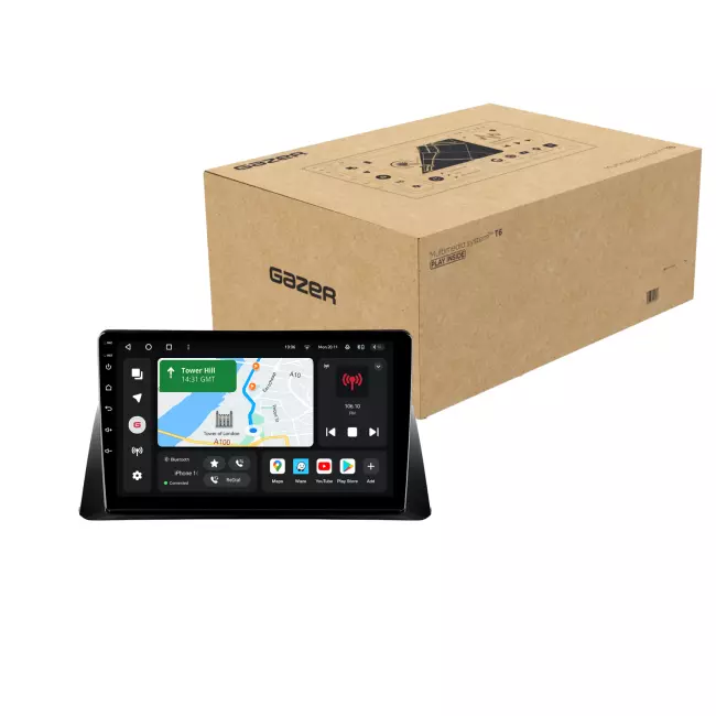 Мультимедийная автомобильная система Gazer T6010-TF1 PRO для Honda Crosstour 1 (TF) 2009-2015 80457 Мультимедийная автомобильная система Gazer T6010-TF1 PRO для Honda Crosstour 1 (TF) 2009-2015 80457