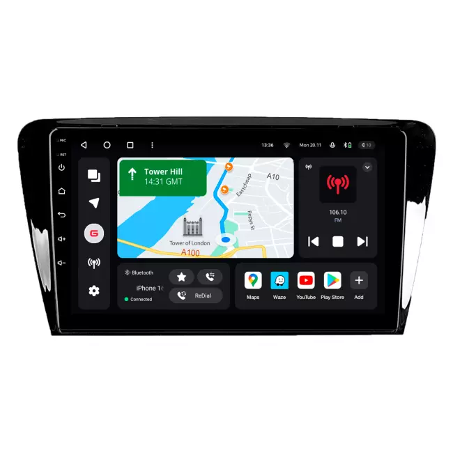 Мультимедийная автомобильная система Gazer T6010-5E/L PRO MAX для Skoda Octavia 3, A7 (5E) 2013-2018 44616 Мультимедийная автомобильная система Gazer T6010-5E/L PRO MAX для Skoda Octavia 3, A7 (5E) 2013-2018 44616