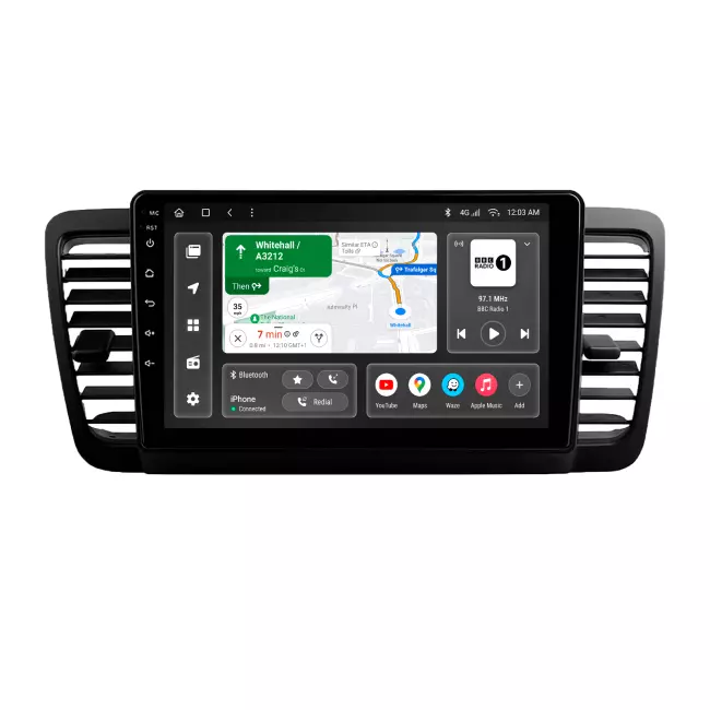 Мультимедийная автомобильная система Gazer T6009-SBL PRO MAX для Subaru Outback 3 (BL), Legacy 4 2003-2009 44817