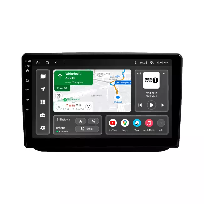 Мультимедийная автомобильная система Gazer T6010-5J PRO MAX для Skoda Fabia 2 (5J) 2007-2014 44535 Мультимедийная автомобильная система Gazer T6010-5J PRO MAX для Skoda Fabia 2 (5J) 2007-2014 44535