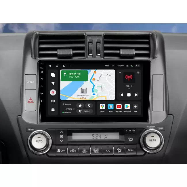 Мультимедийная автомобильная система Gazer T6009-J150/H PRO для Toyota Land Cruiser Prado 4 (J150) 2009-2013 79644