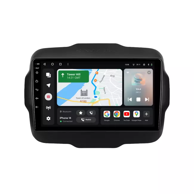 Мультимедийная автомобильная система Gazer T6009-FCA для Jeep Renegade 2014-2018 77944 Мультимедийная автомобильная система Gazer T6009-FCA для Jeep Renegade 2014-2018 77944
