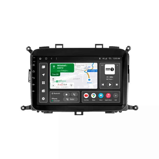 Мультимедийная автомобильная система Gazer T6009-RP PRO для Kia Carens 3 (RP) 2013-2019 79874
