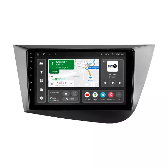 Мультимедийная автомобильная система Gazer T6009-1P PRO MAX для Seat Leon 2 (1P) 2005-2012 44504 Мультимедийная автомобильная система Gazer T6009-1P PRO MAX для Seat Leon 2 (1P) 2005-2012 44504