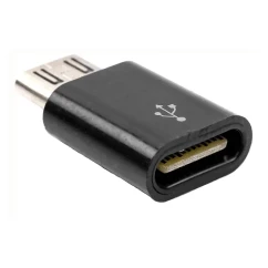 Адаптер PowerPlant USB Type-C F - microUSB м (CA913145)