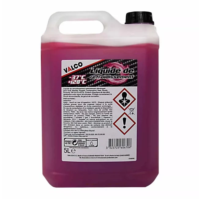 Антифриз Valco G13 -37°C розовый 5л (606706)