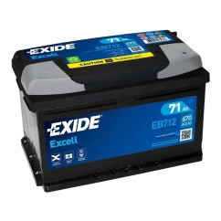 Автомобільний акумулятор Exide 6 CT-71-R Excell (EB712)