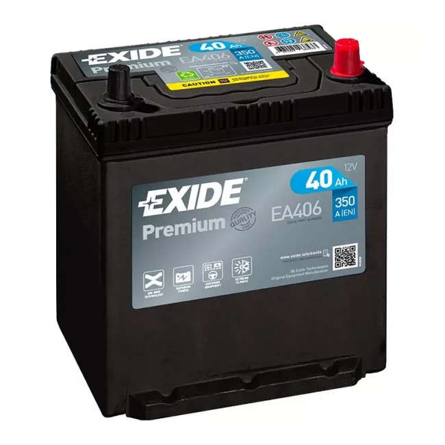 Автомобільний акумулятор EXIDE Premium 6СТ-40Ah АзЕ (EA406) Автомобільний акумулятор EXIDE Premium 6СТ-40Ah АзЕ (EA406)