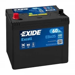 Автомобильный аккумулятор EXIDE Excell 6СТ-60Ah Аз (+/-)