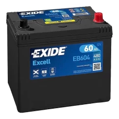 Автомобільний акумулятор EXIDE 6СТ-60 АзЕ EXCELL (EB604)