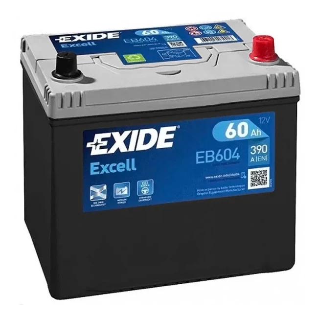 Автомобильный аккумулятор EXIDE Excell 6СТ-60Ah АзЕ (EB604)