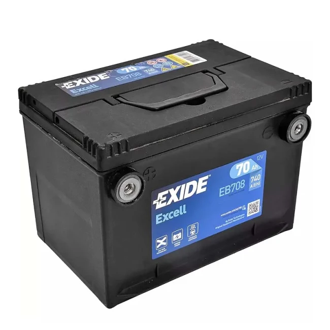 Автомобільний акумулятор EXIDE Excell 6СТ-70Ah Аз (EB708) Автомобільний акумулятор EXIDE Excell 6СТ-70Ah Аз (EB708)
