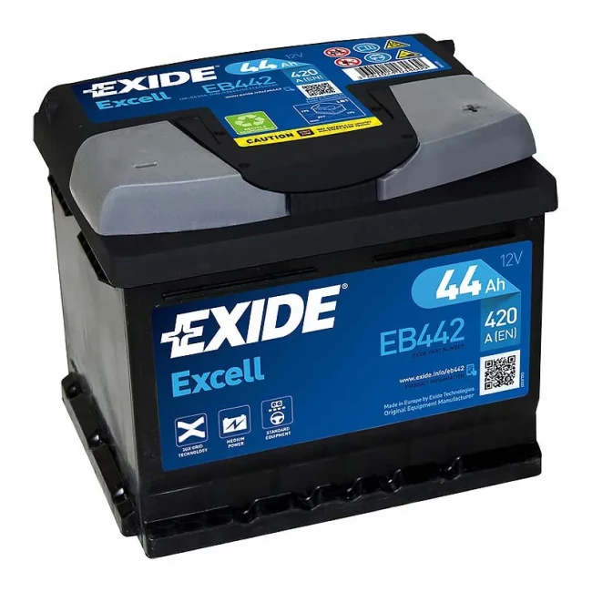 Автомобільний акумулятор EXIDE Excell 6СТ-44Ah АзЕ (EB442) Автомобільний акумулятор EXIDE Excell 6СТ-44Ah АзЕ (EB442)