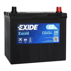 Автомобільний акумулятор EXIDE Excell 6СТ-45Ah АзЕ ASIA 330A (EN) EB454 (76216)