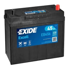 Автомобільний акумулятор EXIDE Excell 6СТ-45Ah АзЕ ASIA 330A (EN) EB456 (76218)