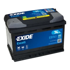 Автомобильный аккумулятор EXIDE Excell 6СТ-74Ah Аз 680A (EN) EB741 (76229)