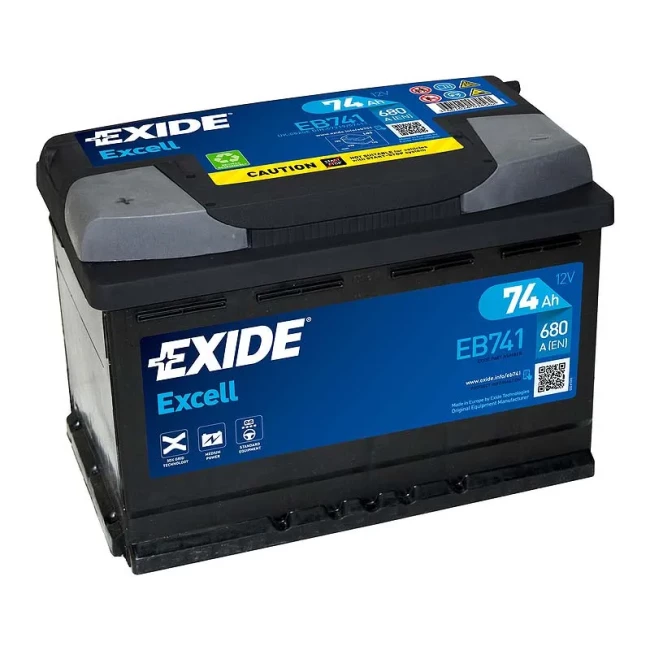 Автомобільний акумулятор EXIDE Excell 6СТ-74Ah Аз (EB741) Автомобільний акумулятор EXIDE Excell 6СТ-74Ah Аз (EB741)