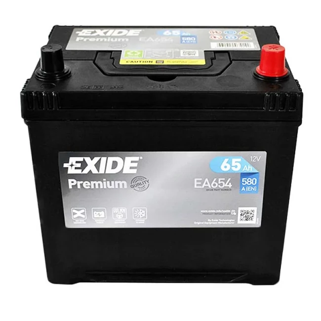 Автомобільний акумулятор EXIDE Premium 6СТ-65Ah Asia АзЕ (EA654)