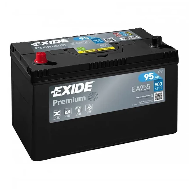 Автомобильный аккумулятор EXIDE Premium 6СТ-95Ah Asia Аз (EA955)
