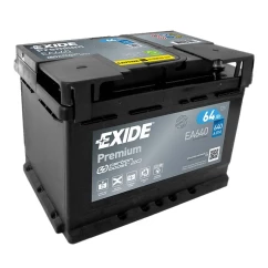 Автомобильный аккумулятор EXIDE Premium Carbon Boost 2.0 6СТ-64Ah АзЕ 640A (EN) EA640 (4775)