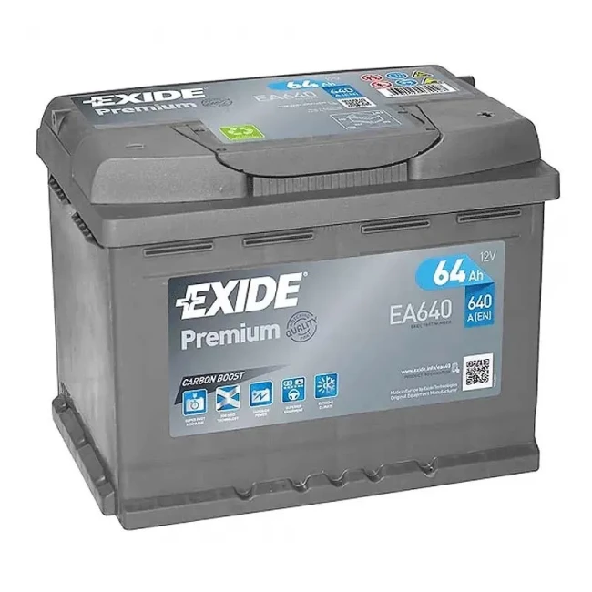 Автомобільний акумулятор EXIDE Premium 6СТ-64Ah АзЕ (EA640)