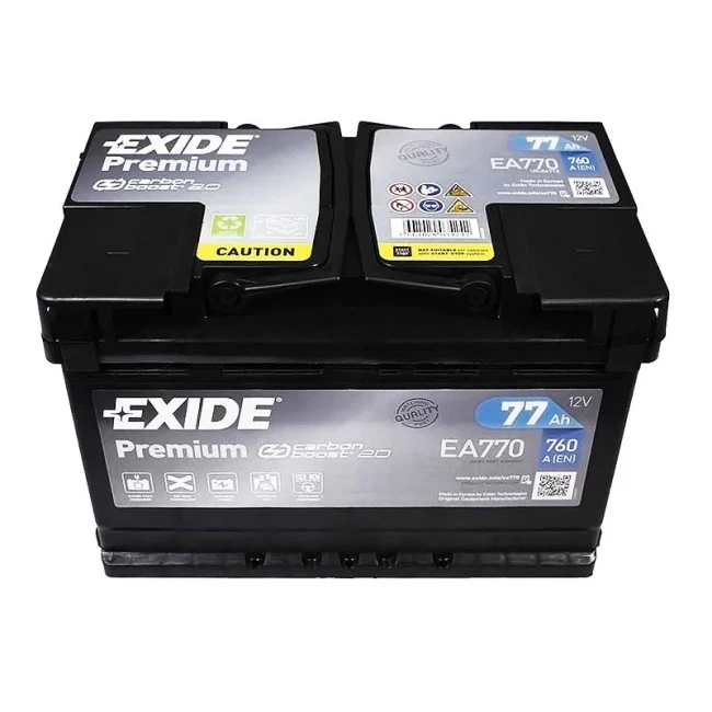 Автомобильный аккумулятор EXIDE Premium 6СТ-77Ah АзЕ (EA770)