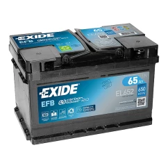 Автомобильный аккумулятор EXIDE EFB 6СТ-65Ah Start-Stop АзЕ (-/+)