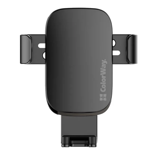 Тримач автомобільний СolorWay Metallic Gravity Holder 3 Black (CW-CHG14-BK)