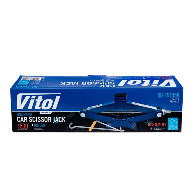 Домкрат гвинтовий Vitol ромб 1.5т (DB-10105B) (380221)