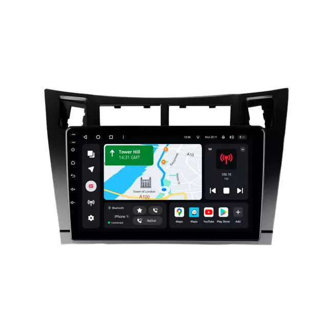 Мультимедийная автомобильная система Gazer T6009-XP90 PRO для Toyota Yaris (XP90) 2005-2012 80128 Мультимедийная автомобильная система Gazer T6009-XP90 PRO для Toyota Yaris (XP90) 2005-2012 80128