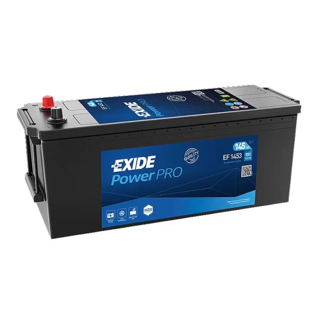 Вантажний акумулятор EXIDE PowerPRO 6СТ-145Ah Аз (EF1453)
