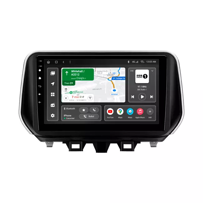 Мультимедийная автомобильная система Gazer T6010-TM PRO для Hyundai Santa Fe 4 (TM) 2018-2020 80461