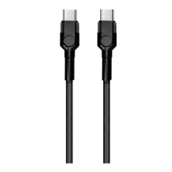 Кабель синхронизации ColorWay Type-C-Type-C Black