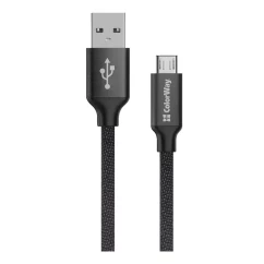 Кабель синхронизации ColorWay USB-Lightning Black