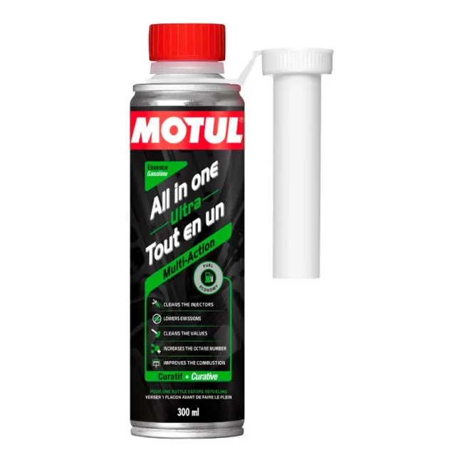 Комплексный очиститель Motul All In One Ultra Gasoline 300мл (103101)