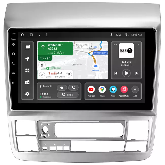 Мультимедийная автомобильная система Gazer T6509-AH10 PRO MAX для Toyota Alphard 1 (AH10) 2002-2005 45672 Мультимедийная автомобильная система Gazer T6509-AH10 PRO MAX для Toyota Alphard 1 (AH10) 2002-2005 45672