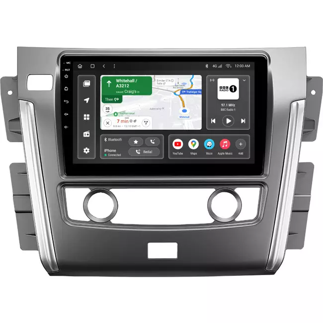 Мультимедийная автомобильная система Gazer T6510-Y62 PRO MAX для Nissan Patrol (Y62) 2010-2020 43052 Мультимедийная автомобильная система Gazer T6510-Y62 PRO MAX для Nissan Patrol (Y62) 2010-2020 43052