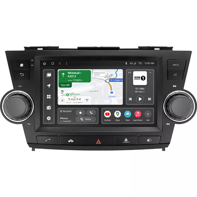 Мультимедийная автомобильная система Gazer T6809-XU40 PRO MAX для Toyota Highlander 2 (XU40) 2007-2013 45746 Мультимедийная автомобильная система Gazer T6809-XU40 PRO MAX для Toyota Highlander 2 (XU40) 2007-2013 45746