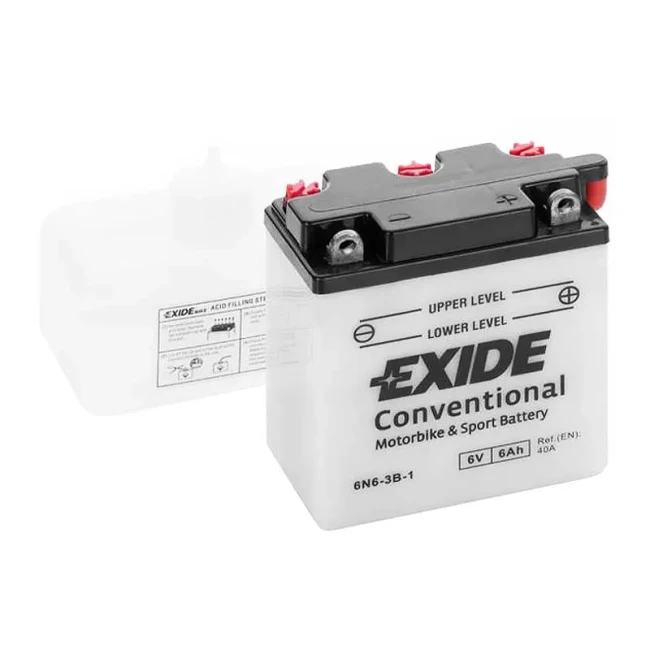 Мото акумулятор EXIDE Conventional 3CT-6Аh АзЕ (6N6-3B-1)