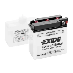 Мото аккумулятор EXIDE 6СТ-11АзЕ (6N11A-1B)